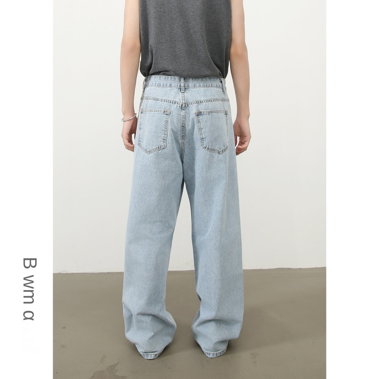 Loose Denim Pants for Men | American Style  Straight Leg Wide Leg Jeans