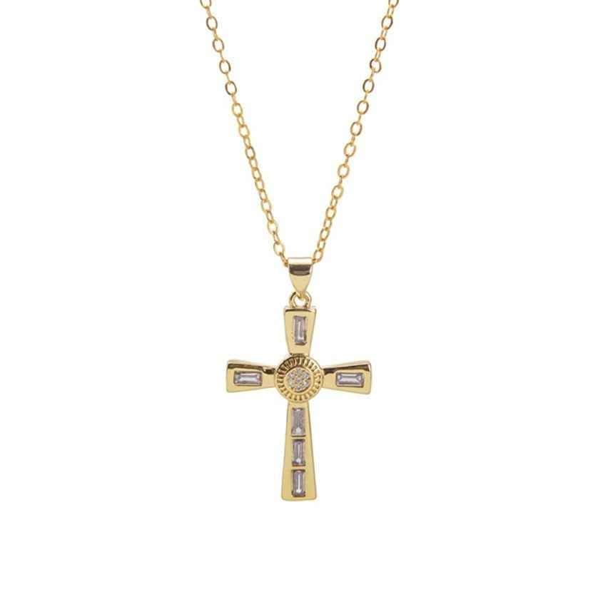 Niche Personality Hip Hop Men's Cross Necklace Pendant - Hip Hop Men's Cross Necklace