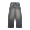 Relaxed Straight Leg Wide Leg Jeans for Men - Casual Denim Pants
