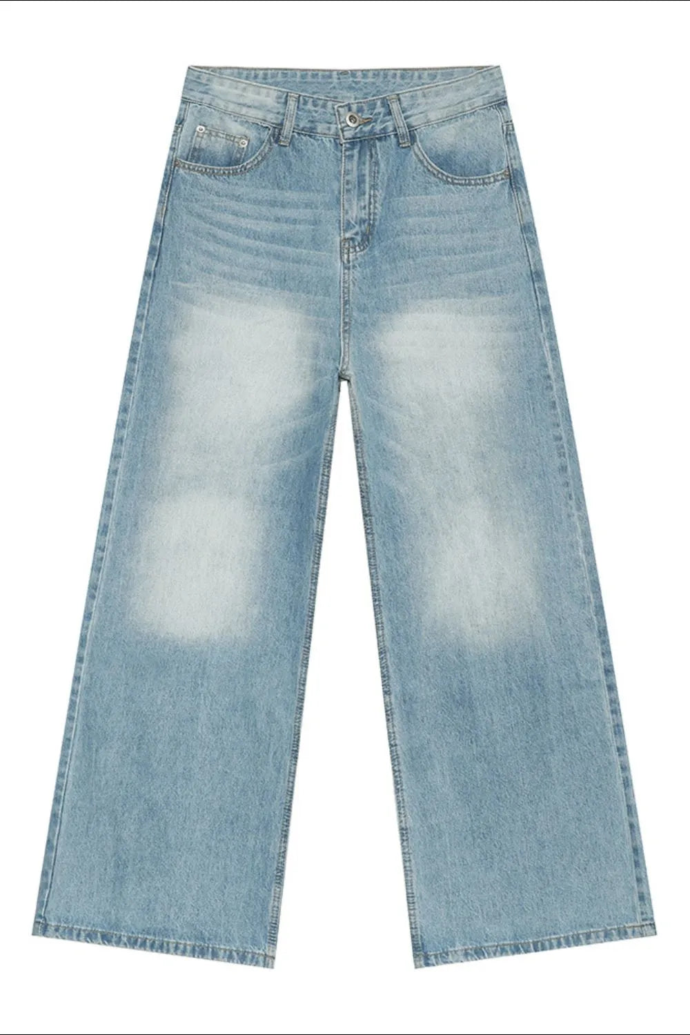 Men's Cat's Whisker Wide Leg Jeans - Premium Japanese Denim