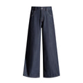 Women's Wide-Leg High-Waist Jeans – Drape Floor-Length Straight Pants