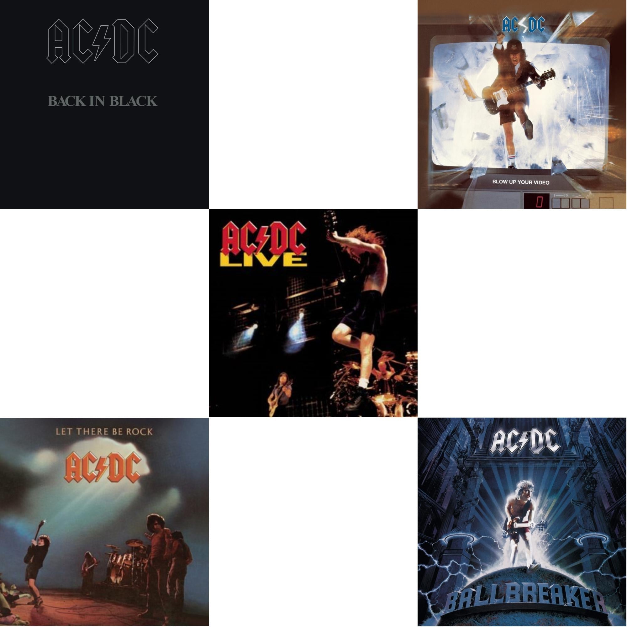Let There Be Rock & Back In Black & Live & Ballbreaker & Blow Up Your Video