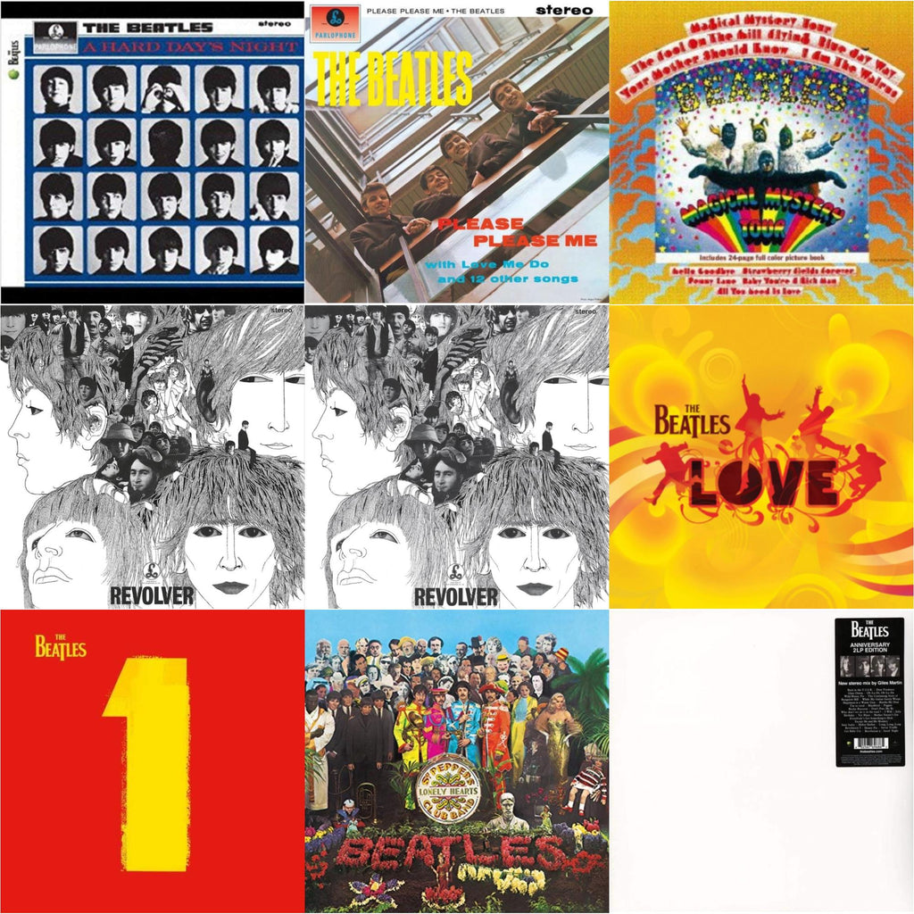Beatles - Hard Day's Night & Please Please Me & Magical Mystery Tour & Revolver Special Edition & Revolver - Special Edition (Picture Disc) & Love  & 1 (2015 Reissue) & Sgt. Pepper's Lonely Hearts Club Band (2017 Stereo Mix/180G/Original Stencils) &