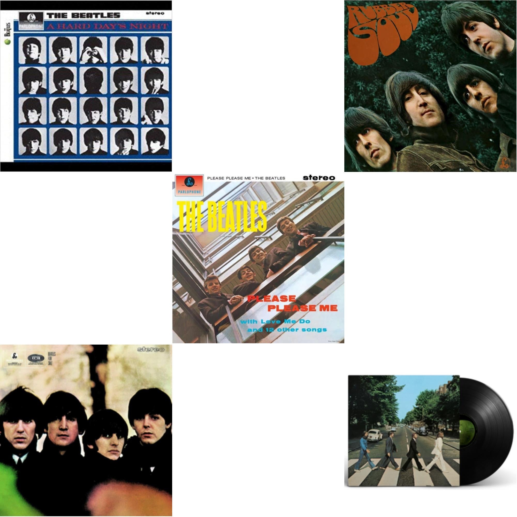 Hard Day's Night & Beatles For Sale & Please Please Me & Rubber Soul & Abbey Road Anniversary