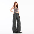Women's Casual Work Trousers - Loose Narrow Slim Straight Leg Pants