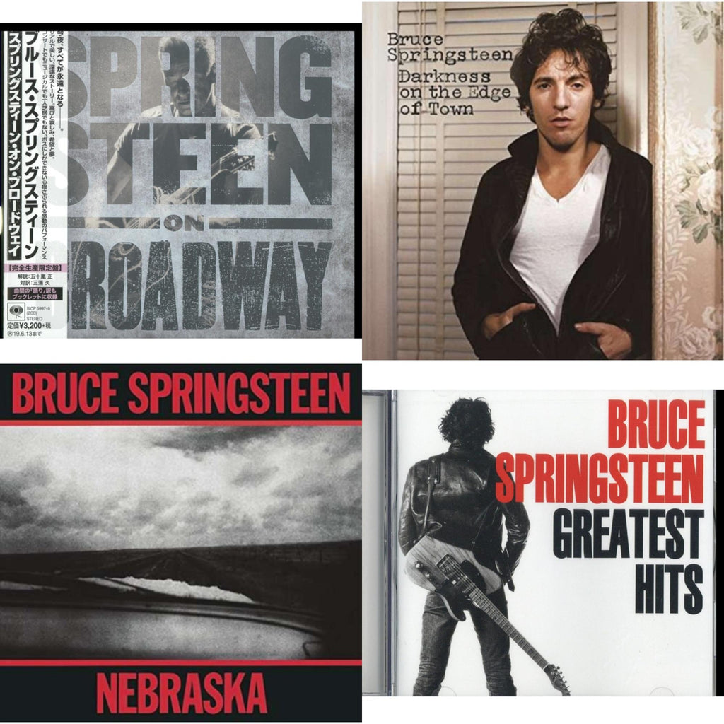 Bruce Springsteen - Greatest Hits & Springsteen On Broadway (Ltd/Booklet/Paper Jacket) & Darkness On The Edge Of Town & Nebraska - CD Bundle
