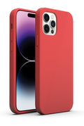 xBase Base MagSafe Compatible Liquid Silicone Gel/Rubber Case for iPhone 14 PRO (6.1) - Red