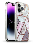 xBase iPhone 14 Pro Max (6.7) - Marble Luxury Shockproof Cover Case-White