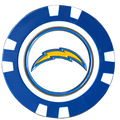 Officially Licensed Los Angeles Chargers Poker Chip Ball Marker