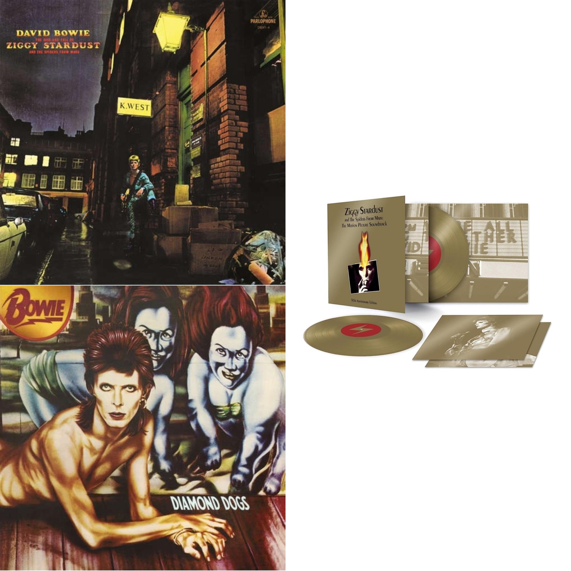 Diamond Dogs (2016 Remastered Version) & Ziggy Stardust & The Spiders From Mars Ost (50Th Anniversary/2LP) & Rise & Fall Of Ziggy Stardust (2012 Remaster)