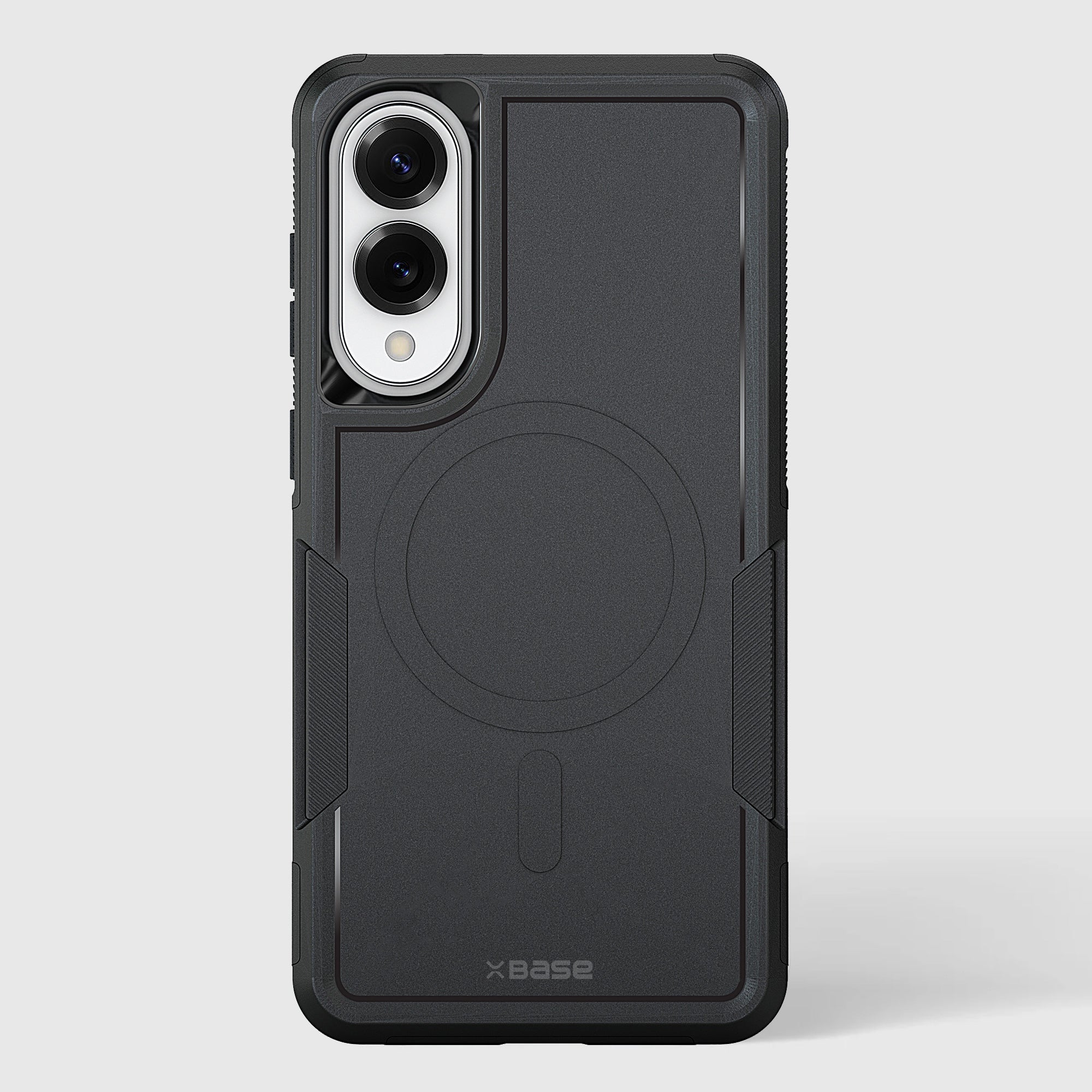 xBase Samsung S25 Edge ProTech Dual Layer MagSafe - Rugged Armor Protective Case - Black