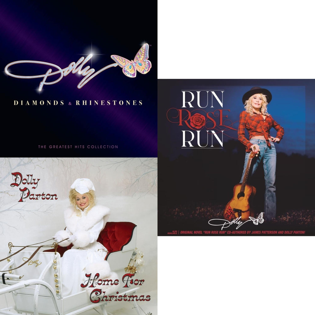Run Rose Run & Home For Christmas (140G) & Diamonds & Rhinestones: The Greatest Hits Collection (2LP)
