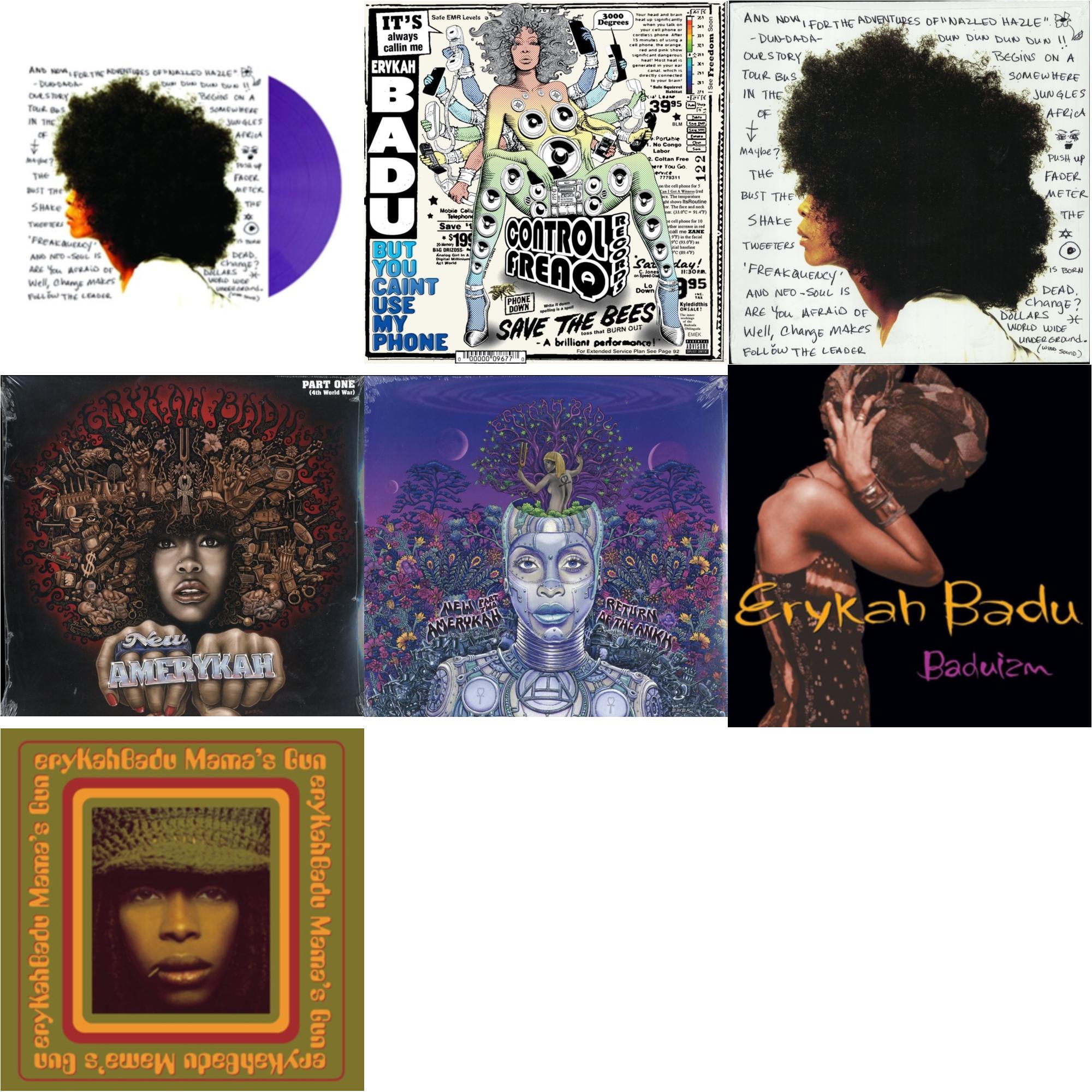 Worldwide Underground (Purple LP Vinyl) & But You Caint Use My Phone (Purple LP Vinyl) & Worldwide Underground & New Amerykah Part 1: 4Th World War & New Amerykah Part 2: Return Of Ankh & Baduizm & Mama's Gun