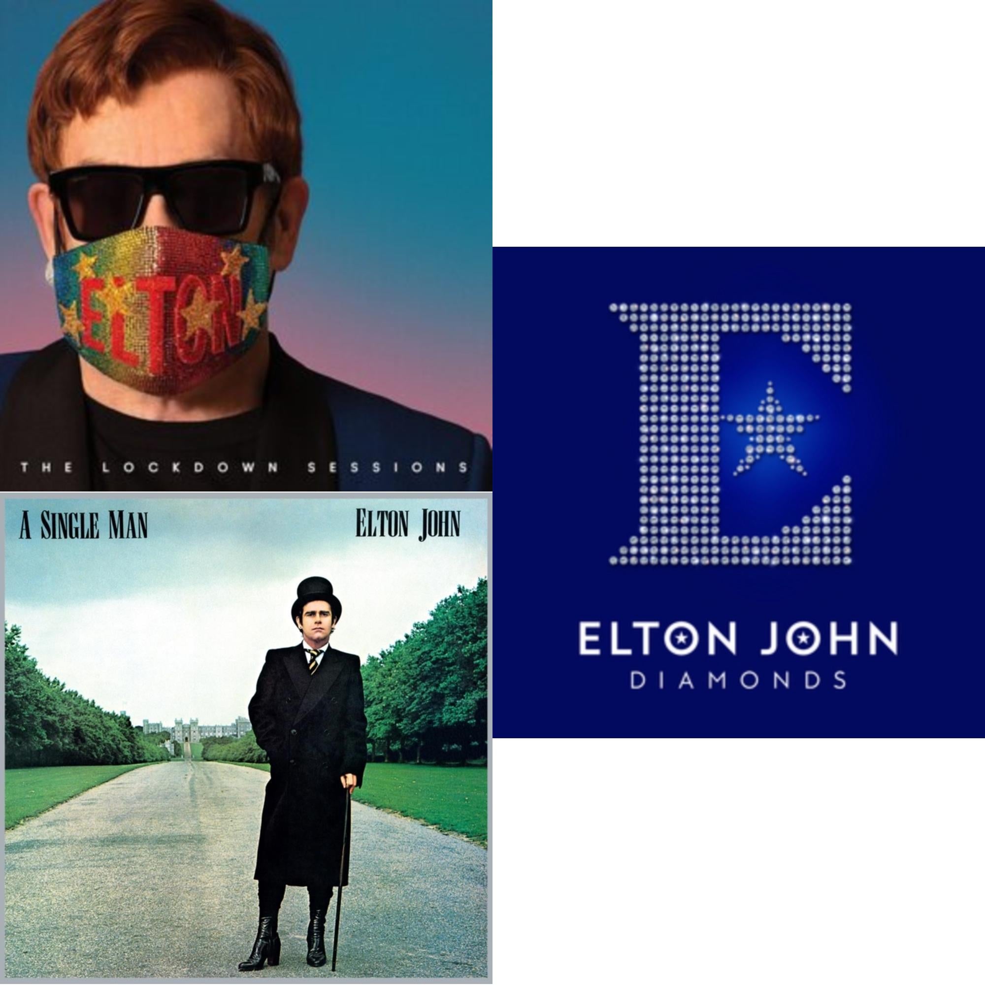 Lockdown Sessions (Blue Vinyl/2LP) (X) & Single Man & Diamonds (2LP)
