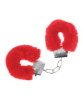 Shots Ouch! Classic Fluffy Handcuffs - Red