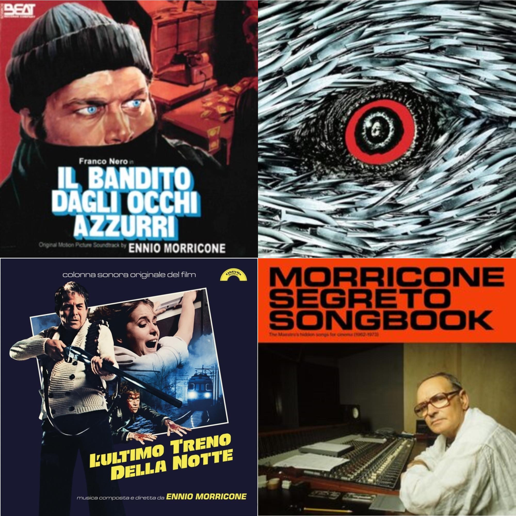 Blue-Eyed Bandit (Il Bandito Dagli Occhi Azzurri) Ost & L’Ultimo Treno Della Notte (Yellow LP Vinyl) & Morricone Segreto Songbook (1962-1973) (2LP) & Bird With The Crystal Plumage (140G/Crystal Clear LP Vinyl)