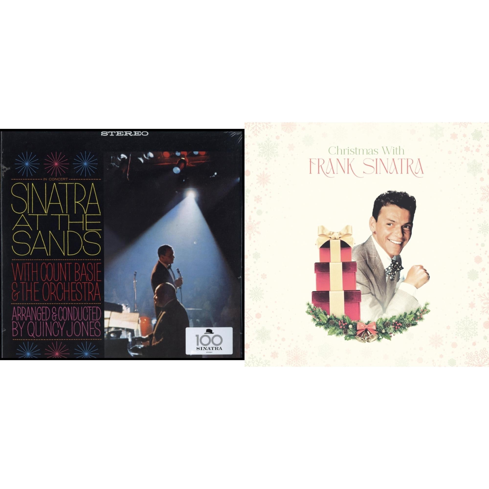 Christmas With Frank Sinatra (150G/Opaque White LP Vinyl) & Sinatra At The Sands