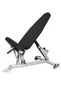 Flat to Incline Bench - Elite Series - Muscle D Fitness - 11 Gauge Steel - Commercial Upholstery - Seat and Back Adjustable