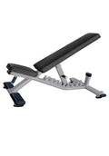 Flat to Incline Bench - Muscle D Fitness - 11 Gauge Steel - Commercial Upholstery - Seat and Back are Adjustable