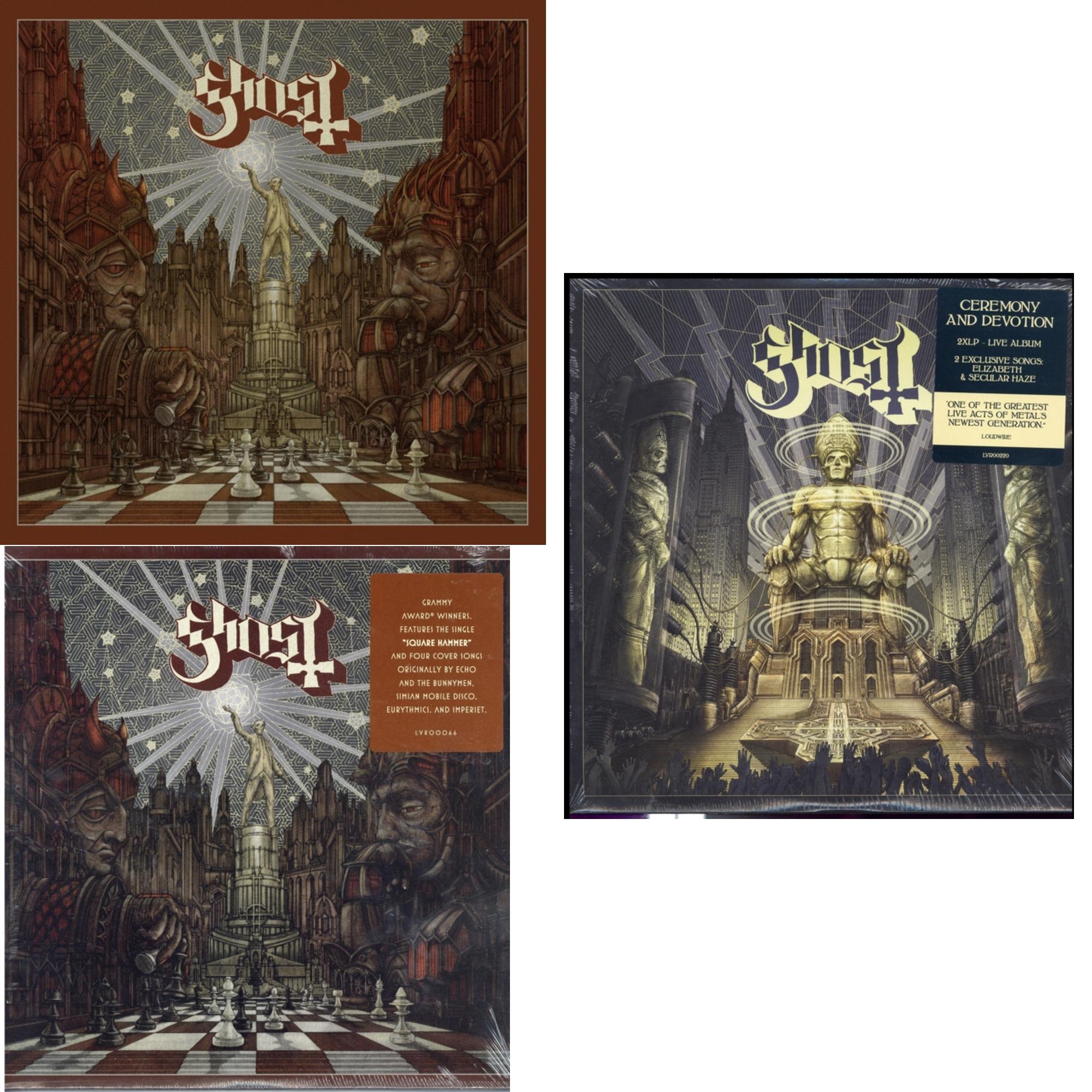 Popestar & Ceremony & Devotion (2LP) & Popestar (Grey Smoke LP Vinyl)