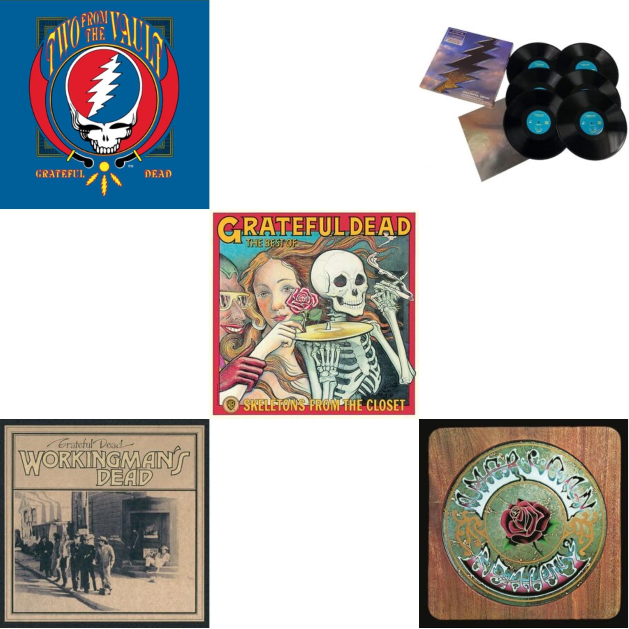 Workingman's Dead (180G) & American Beauty & Skeletons From The Closet: The Best Of Grateful Dead & Two From The Vault & Dick’S Picks Vol. 19: 10/19/73 Oklahoma City Fairgrounds Arena, Oklahoma City, Ok (Limited/180G/6LP)