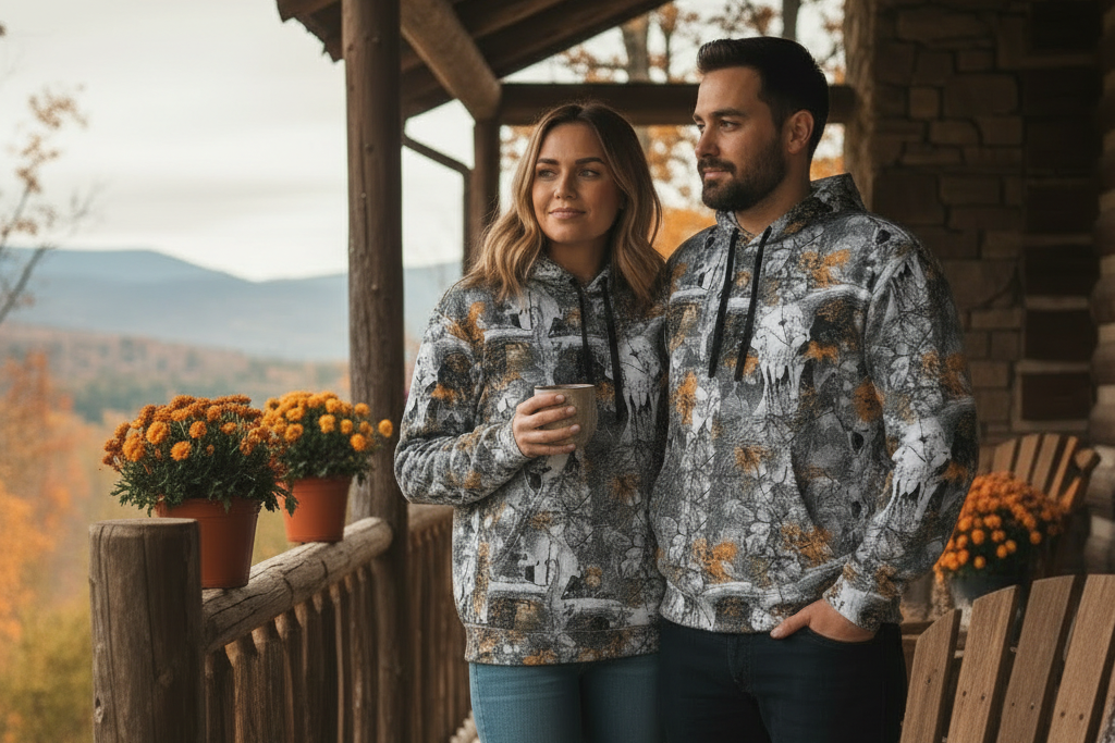 The Casual Camo Company Skull Camo Hoodie