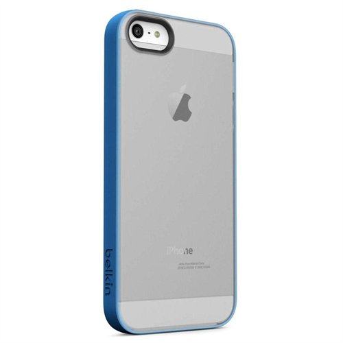 Belkin Grip Candy Sheer Case For iPhone SE (2016 MODEL) - Clear / Blue