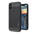 xBase Base ProSlim - Sleek Brushed Protective Case for iPhone X - Black