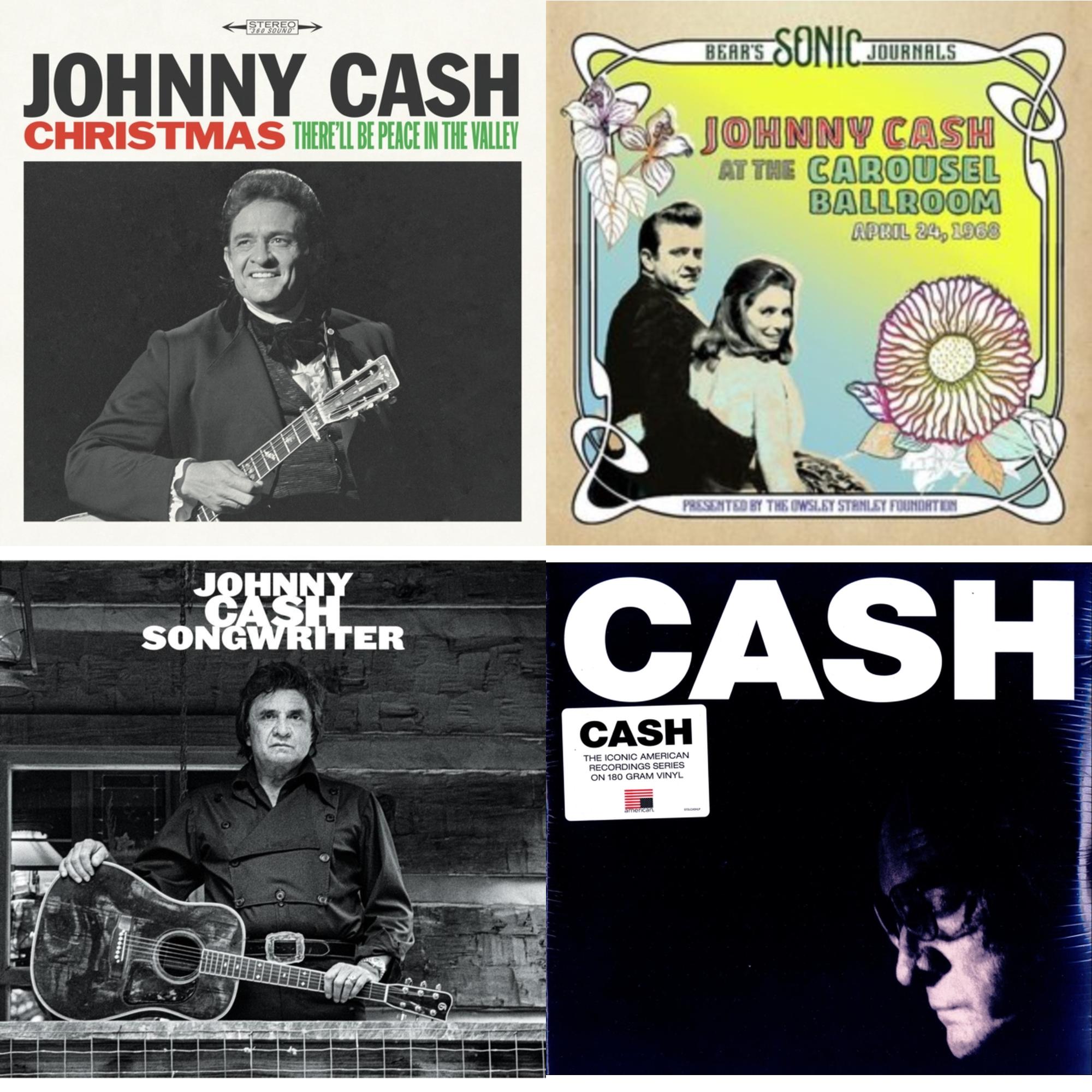 Bear's Sonic Journals: Johnny Cash, At The Carousel Ballroom, April 24, 1968 (2LP) & Songwriter & American Iv: The Man Comes Around & Christmas: There'll Be Peace In The Valley