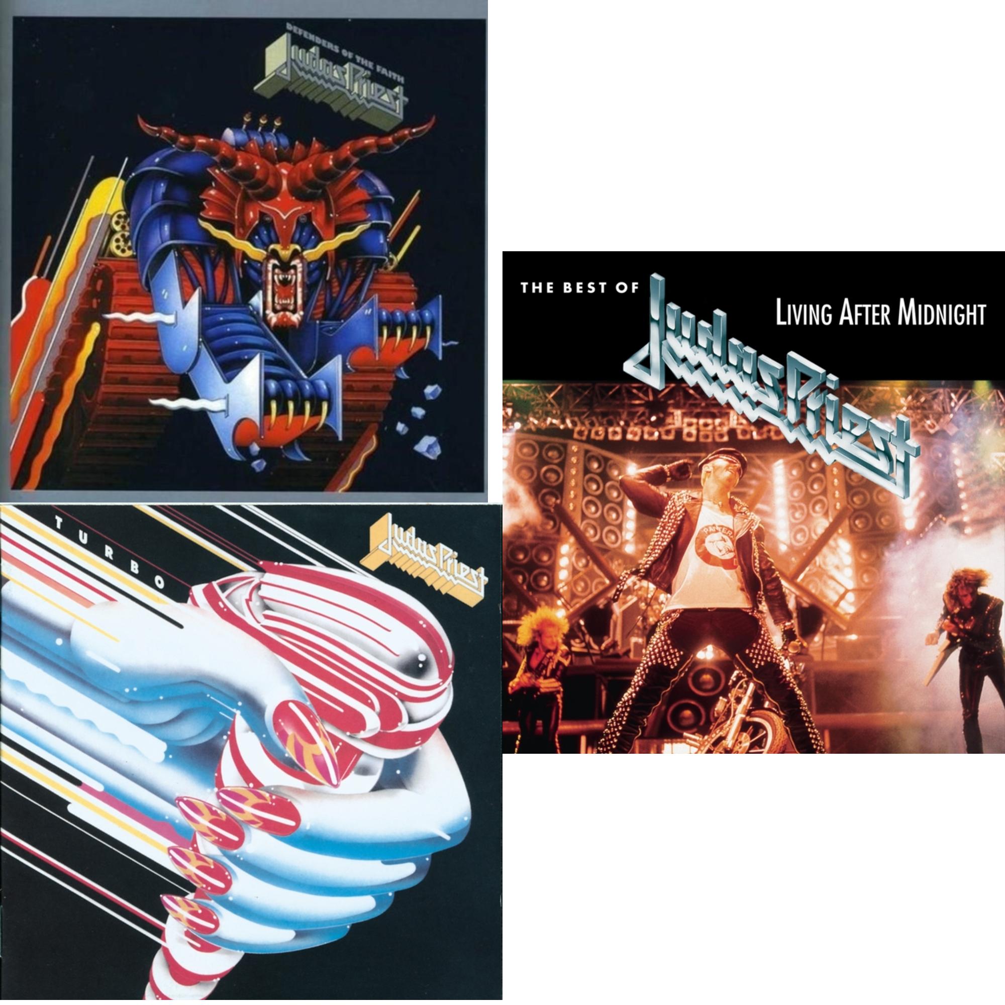 Judas Priest - Best Of Judas Priest: Living After Midnight & Defenders Of The Faith & Turbo - CD Bundle