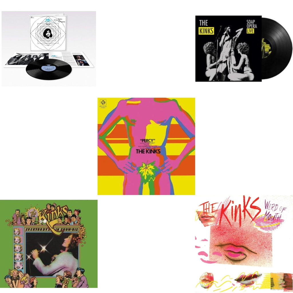 Lola Versus Powerman & The Moneygoround: Pt. 1 (180G/Remastered/Booklet) & Everybody's In Show-Biz (2022 Standalone/2LP) & Percy & Soap Opera Live (140G) & Word Of Mouth (180G/Red LP Vinyl/Limited Edition/Gatefold Cover & Poster)