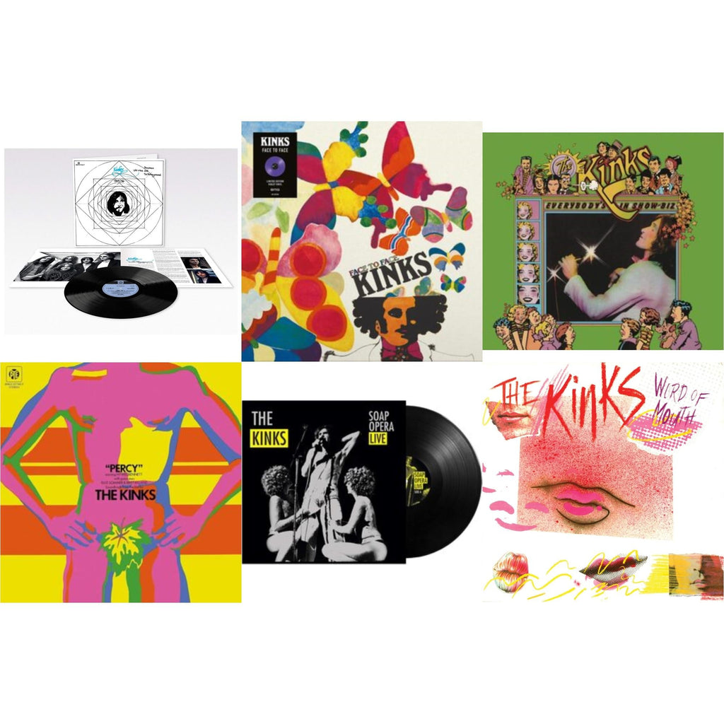 Lola Versus Powerman & The Moneygoround: Pt. 1 (180G/Remastered/Booklet) & Face To Face & Everybody's In Show-Biz (2022 Standalone/2LP) & Percy & Soap Opera Live (140G) & Word Of Mouth (180G/Red LP Vinyl/Limited Edition/Gatefold Cover & Poster)