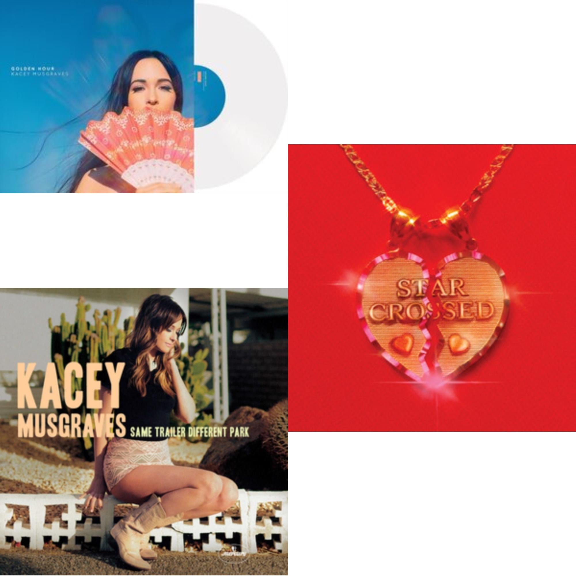 Kacey Musgraves - Star-Crossed (Sea Foam LP Vinyl) & Same Trailer Different Park & Golden Hour (LP)
