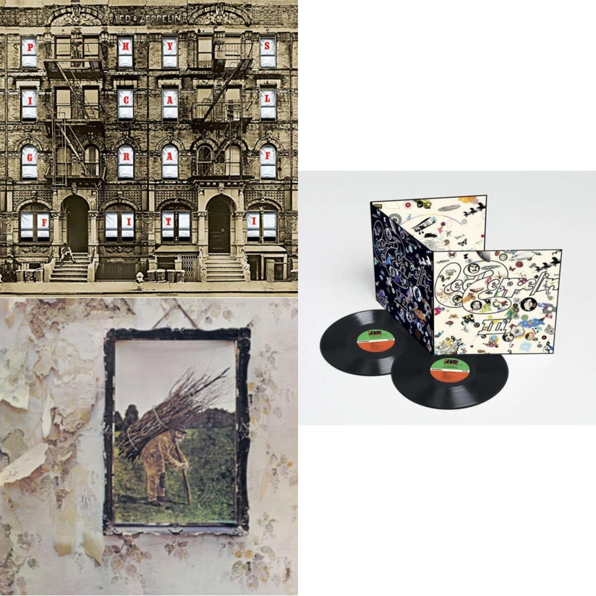 Led Zeppelin Iii (2LP/180G) & Led Zeppelin Iv & Physical Graffiti (2015 Remaster)
