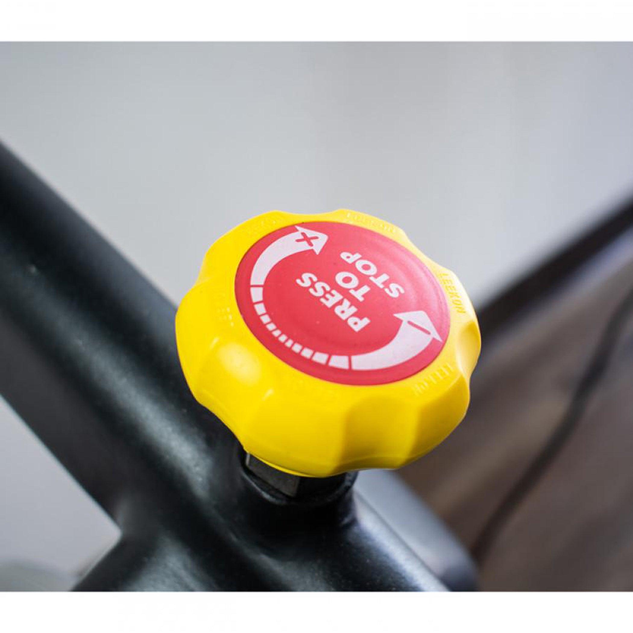 Stationary Exercise Bike - Muscle D Fitness - Commercial Grade Stationary Bike with Device Holder