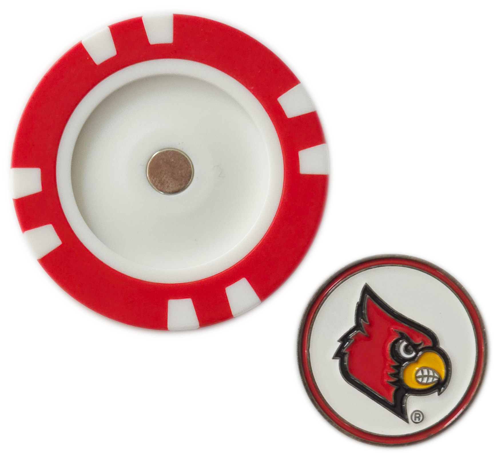 Officially Licensed Louisville Cardinals Poker Chip Ball Marker