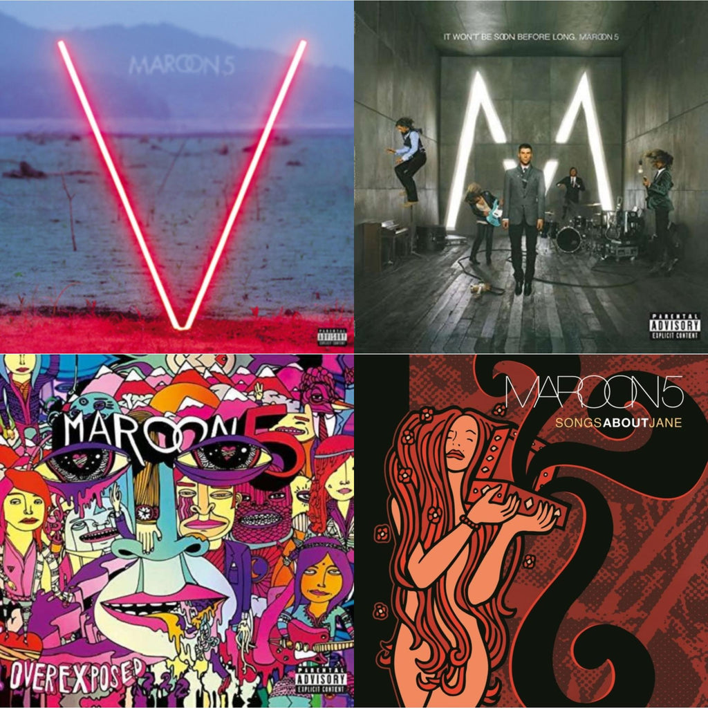 Maroon 5 - V (Black LP) (Exp) & It Won't Be Soon Before Long & Overexposed & Songs About Jane