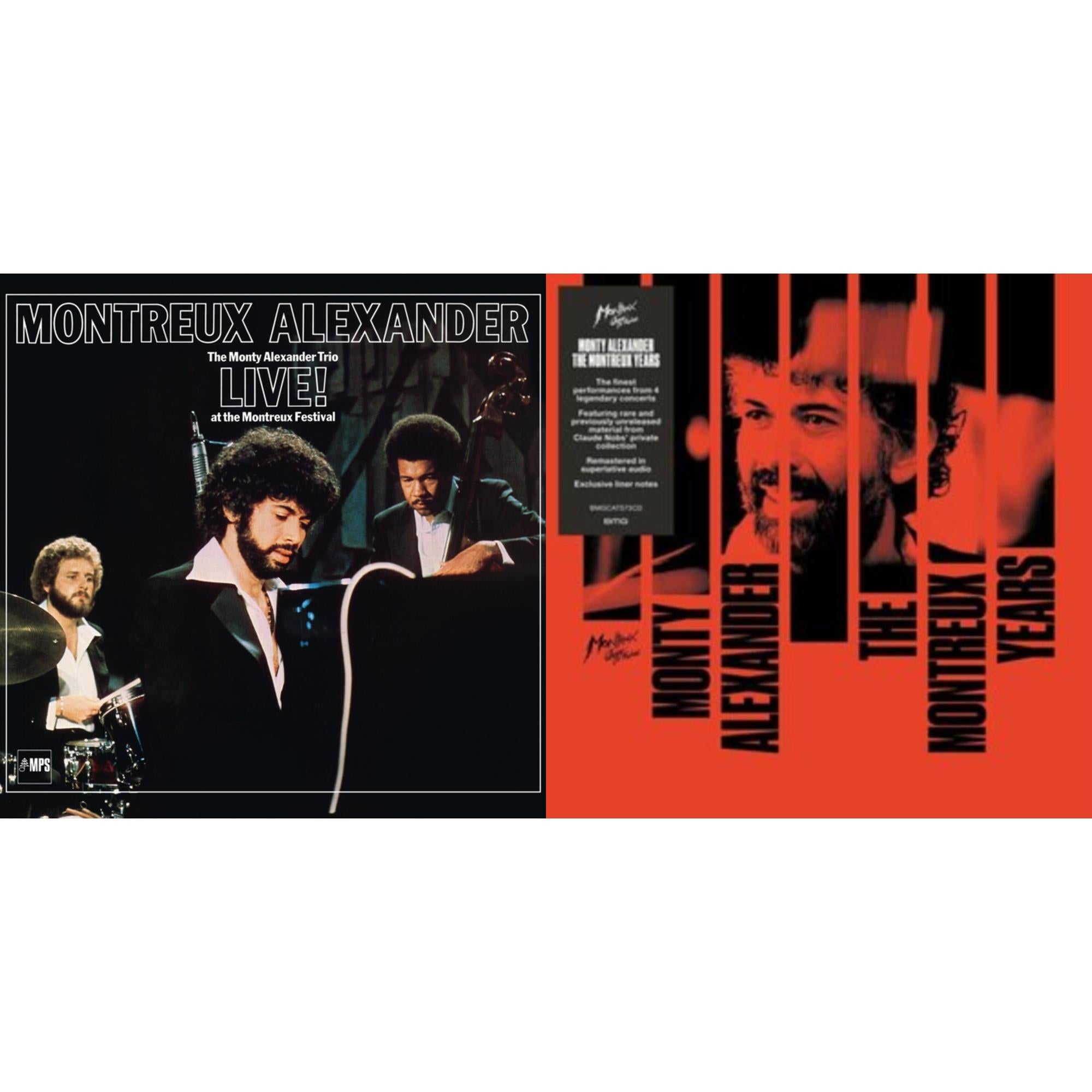 Montreux Alexander: The Monty Alexander Trio Live! At The Montreux Festival (Mint Green LP Vinyl) & Monty Alexander: The Montreux Years (2LP)