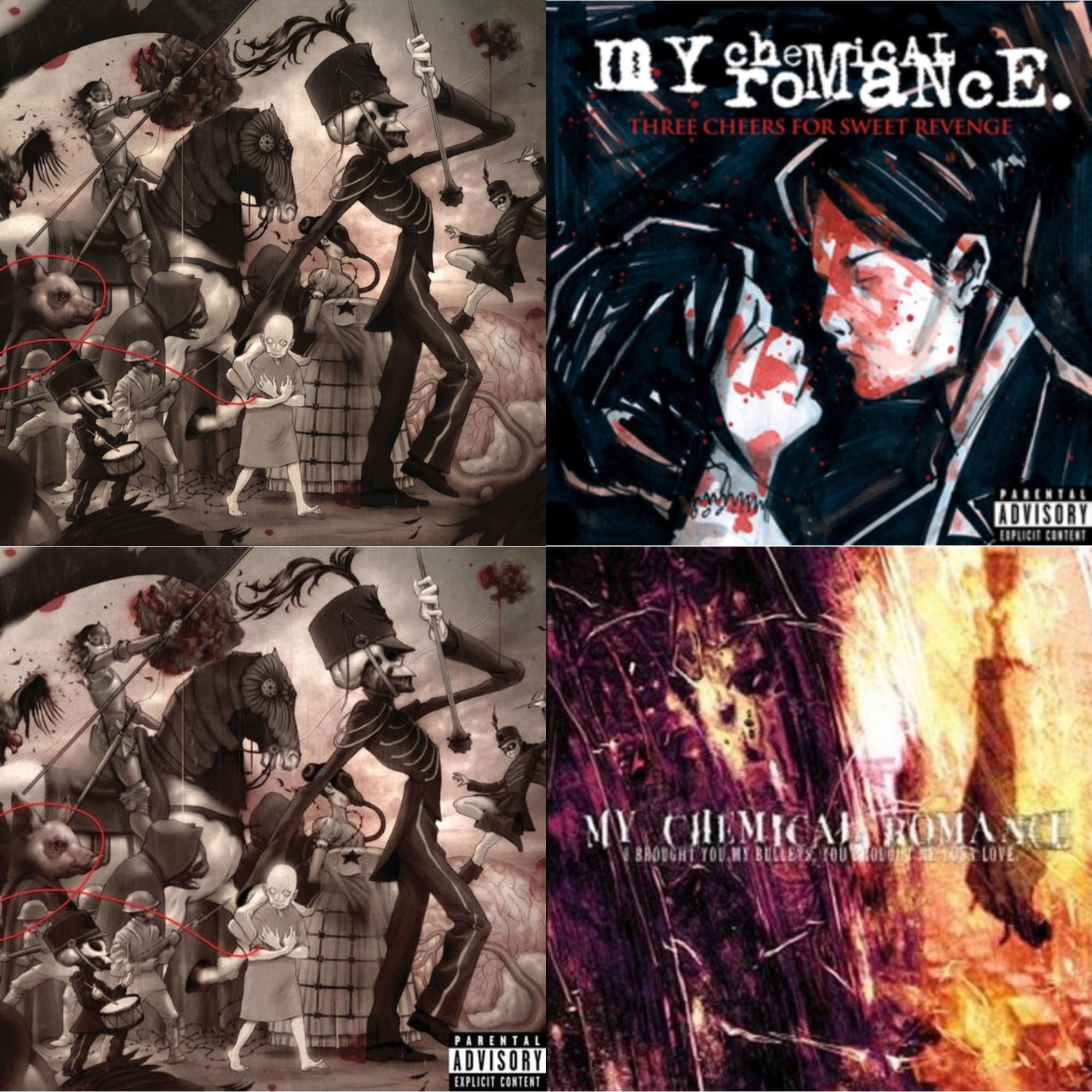 My Chemical Romance - Black Parade (X) (Picture Disc) & I Brought You My Bullets You Brought Me Your Love & Black Parade (X) (2LP) & Three Cheers For Sweet Revenge