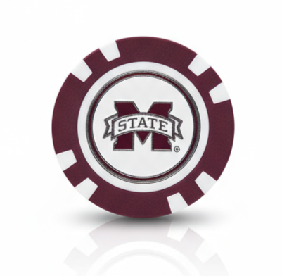 Mississippi State Bulldogs Officially Licensed Poker Chip Ball Marker