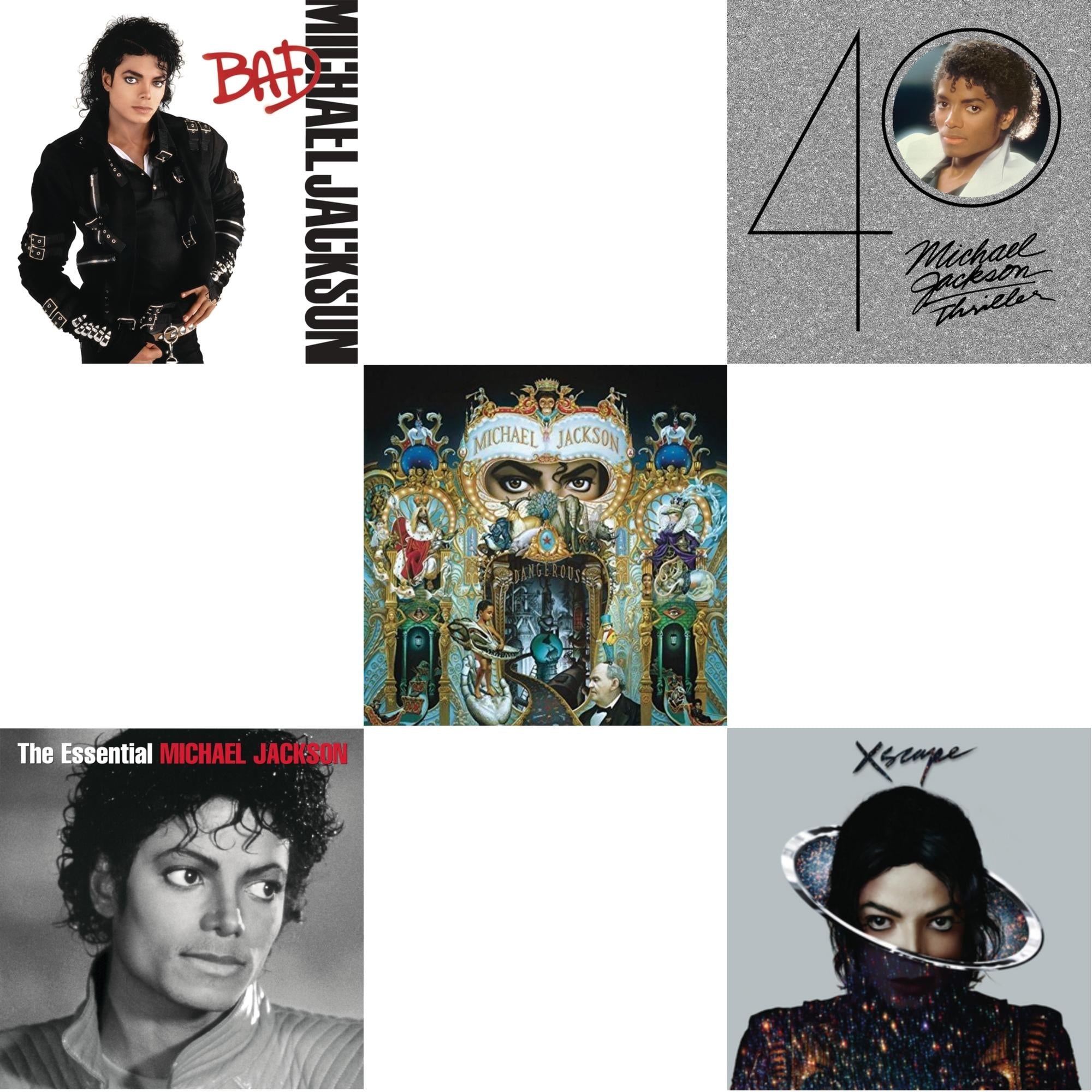 Bad & Thriller (40Th Anniversary/2CD) & Essential Michael Jackson & Xscape & Dangerous