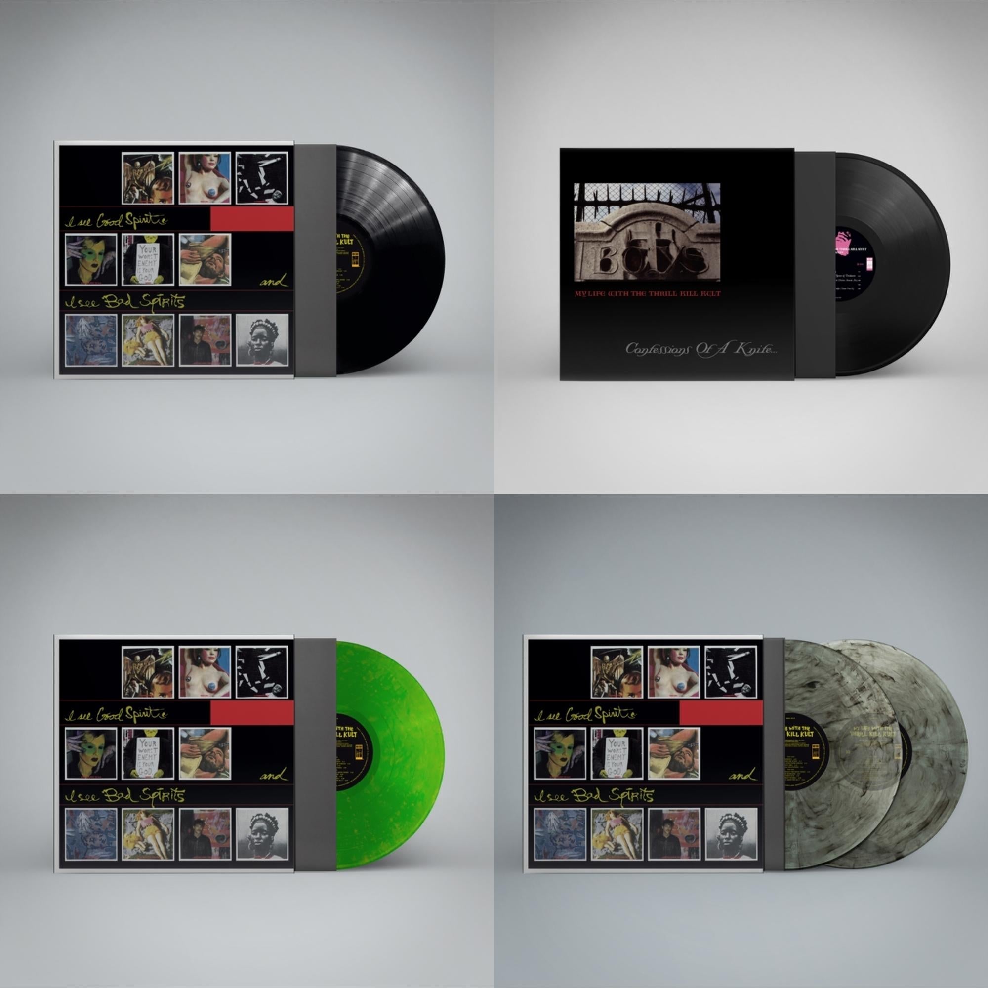 I See Good Spirits & I See Bad Spirits (Ams Exclusive) & I See Good Spirits & I See Bad Spirits (Neon Green LP Vinyl) (Ams Exclusive) & I See Good Spirits & I See Bad Spirits (2LP/Coke Bottle Clear Vinyl) (Ams Exclusive) & Confessions Of A Knife