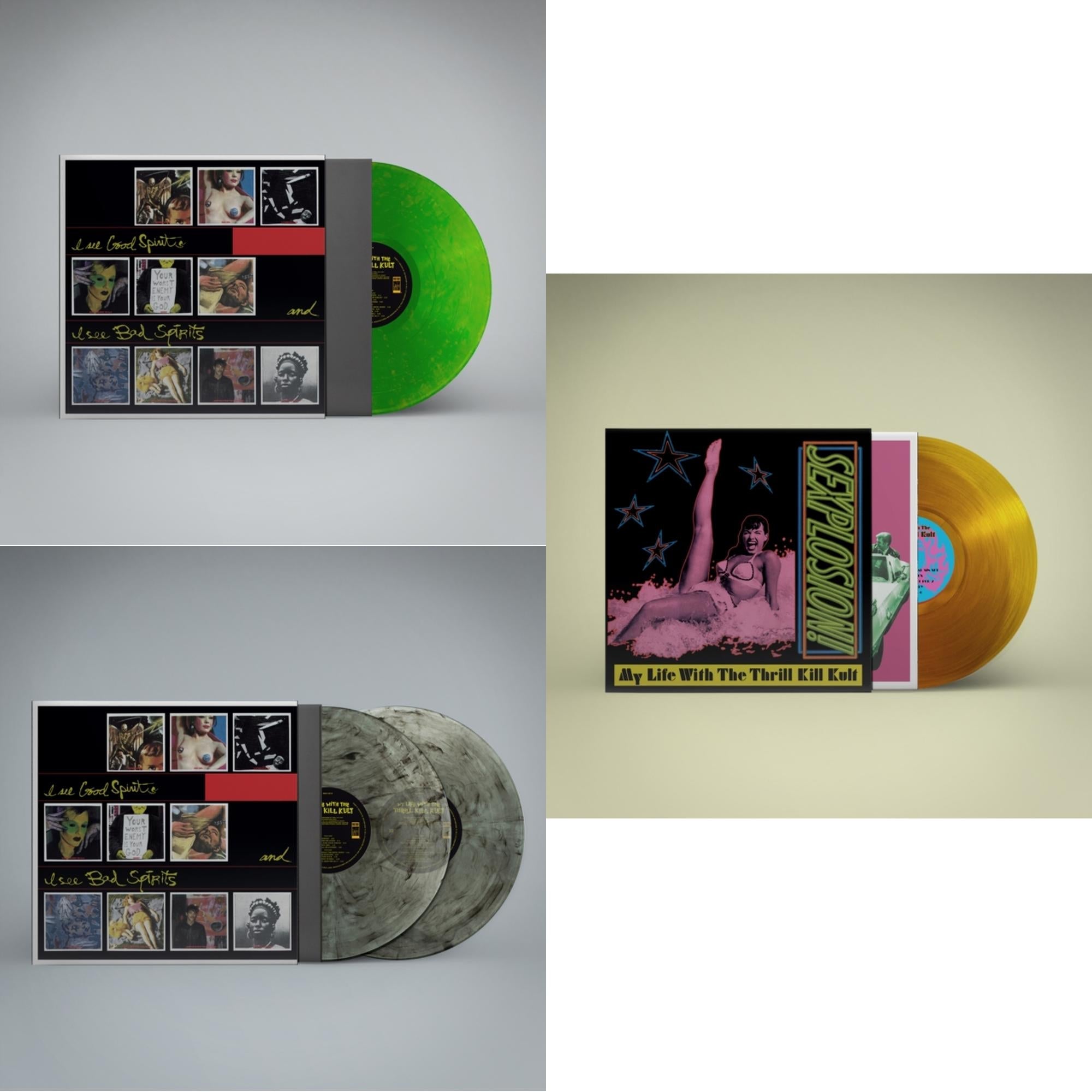 I See Good Spirits & I See Bad Spirits (Neon Green LP Vinyl) (Ams Exclusive) & I See Good Spirits & I See Bad Spirits (2LP/Coke Bottle Clear Vinyl) (Ams Exclusive) & Sexplosion! (Reissue/Limited/Orange LP Vinyl)