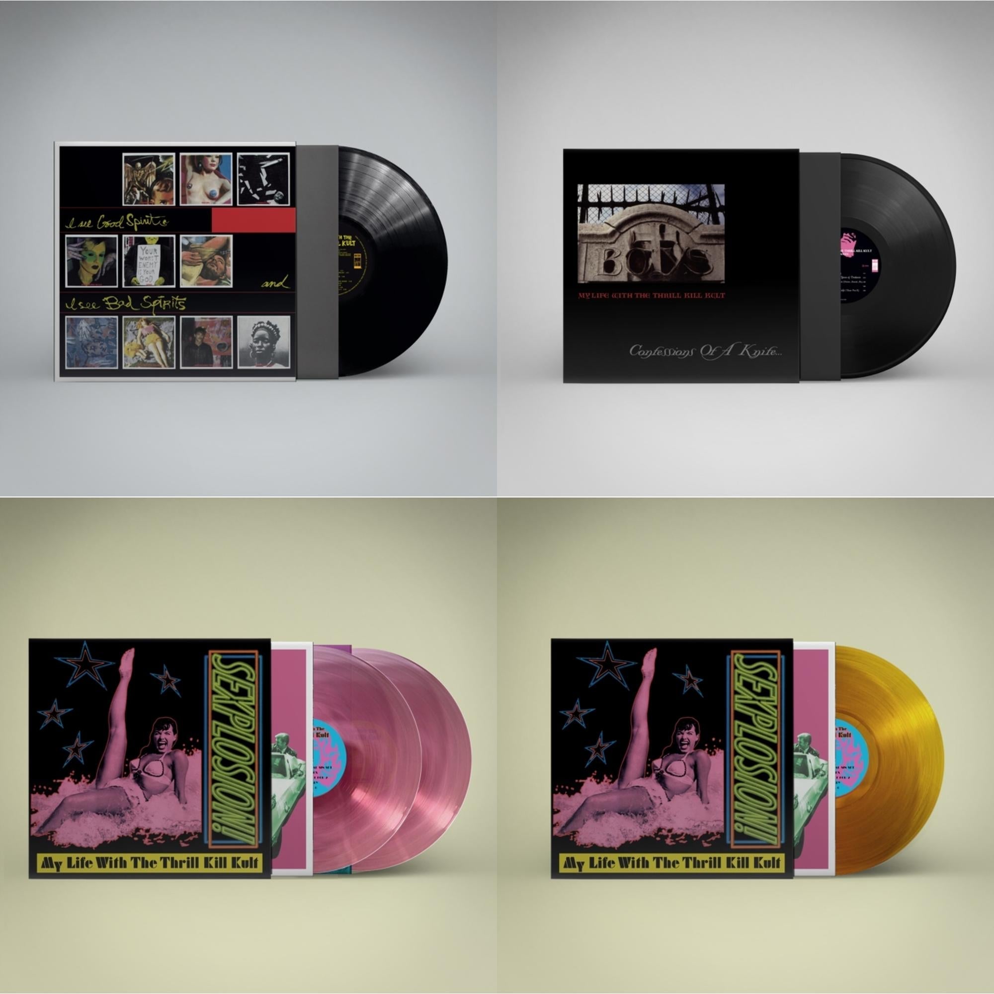 I See Good Spirits & I See Bad Spirits (Ams Exclusive) & Confessions Of A Knife & Sexplosion! (2LP/Reissue/Pink Vinyl) & Sexplosion! (Reissue/Limited/Orange LP Vinyl)