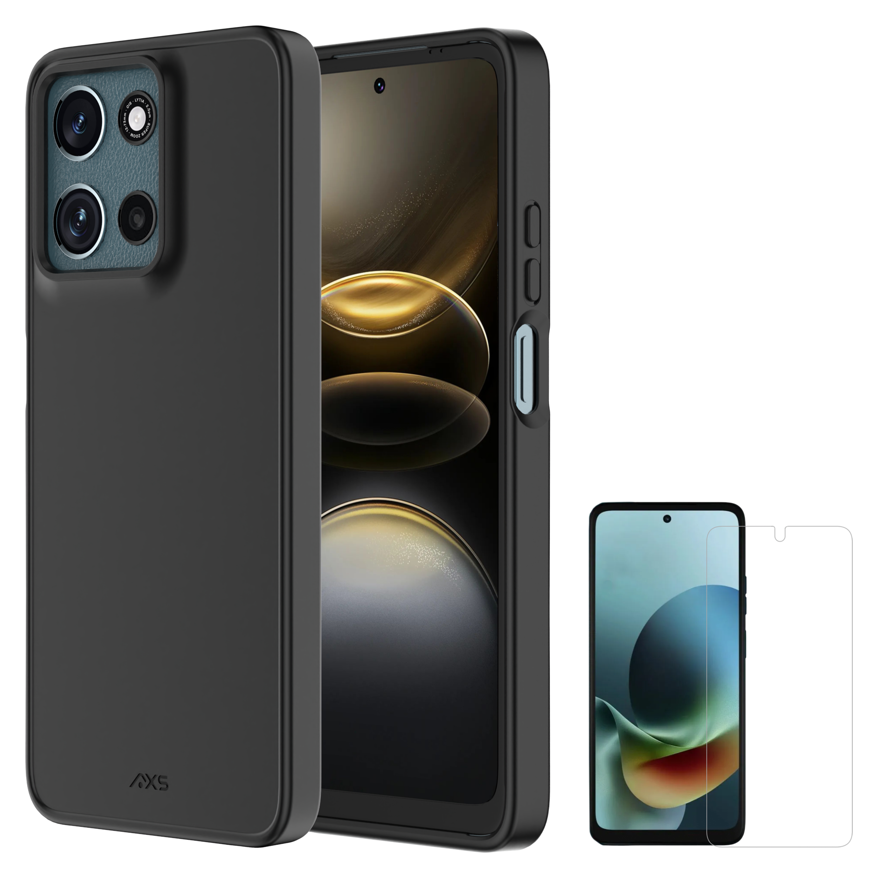 AXS Pulse MagSafe Case with ArmorGlass Pro Screen Protector for Motorola Moto G Play 2026 - Black