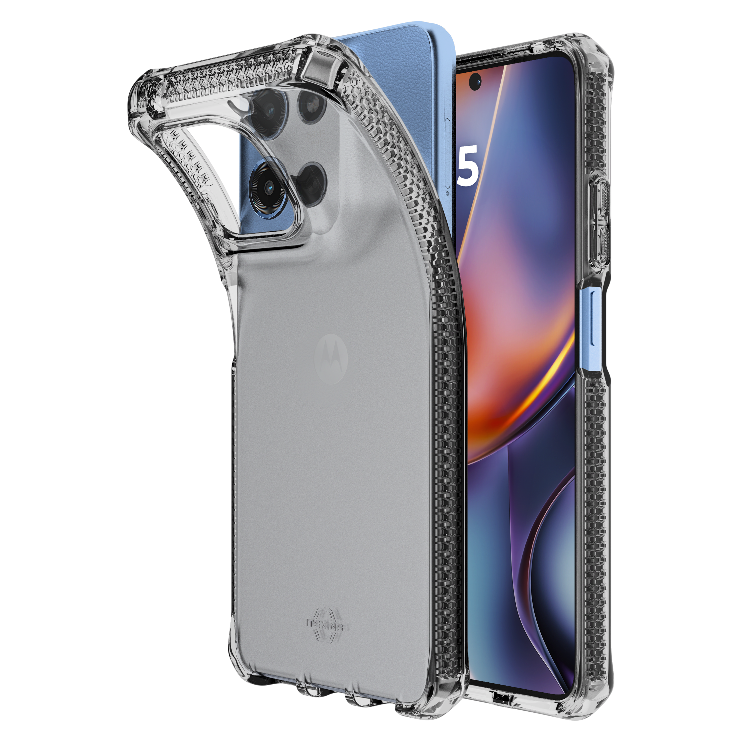 Itskins - Spectrumr Clear Case For Motorola Moto G 5g 2025 - Smoke