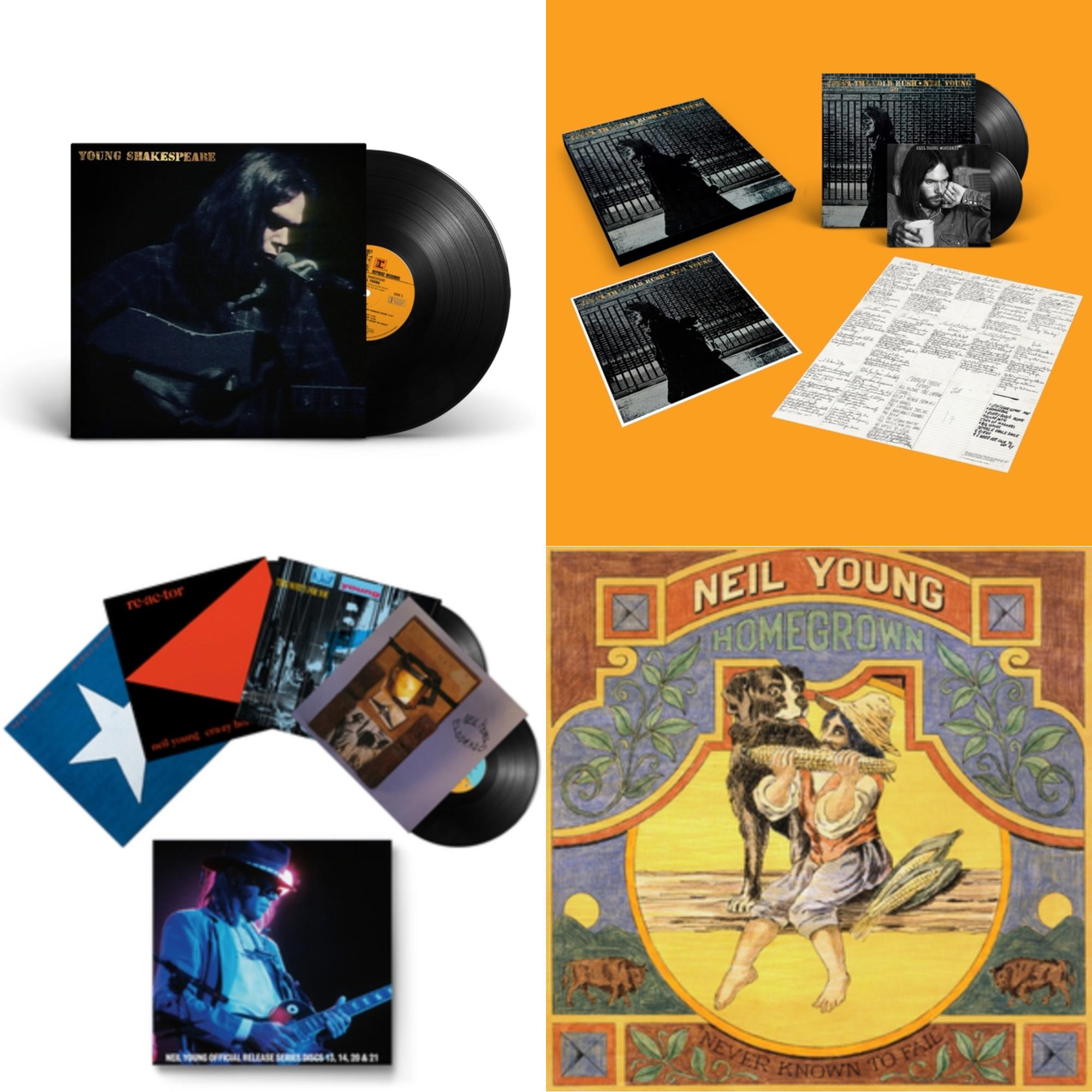 Young Shakespeare & After The Gold Rush (50Th Anniv Ed) & Official Release Series Discs 13, 14, 20 & 21 & Homegrown