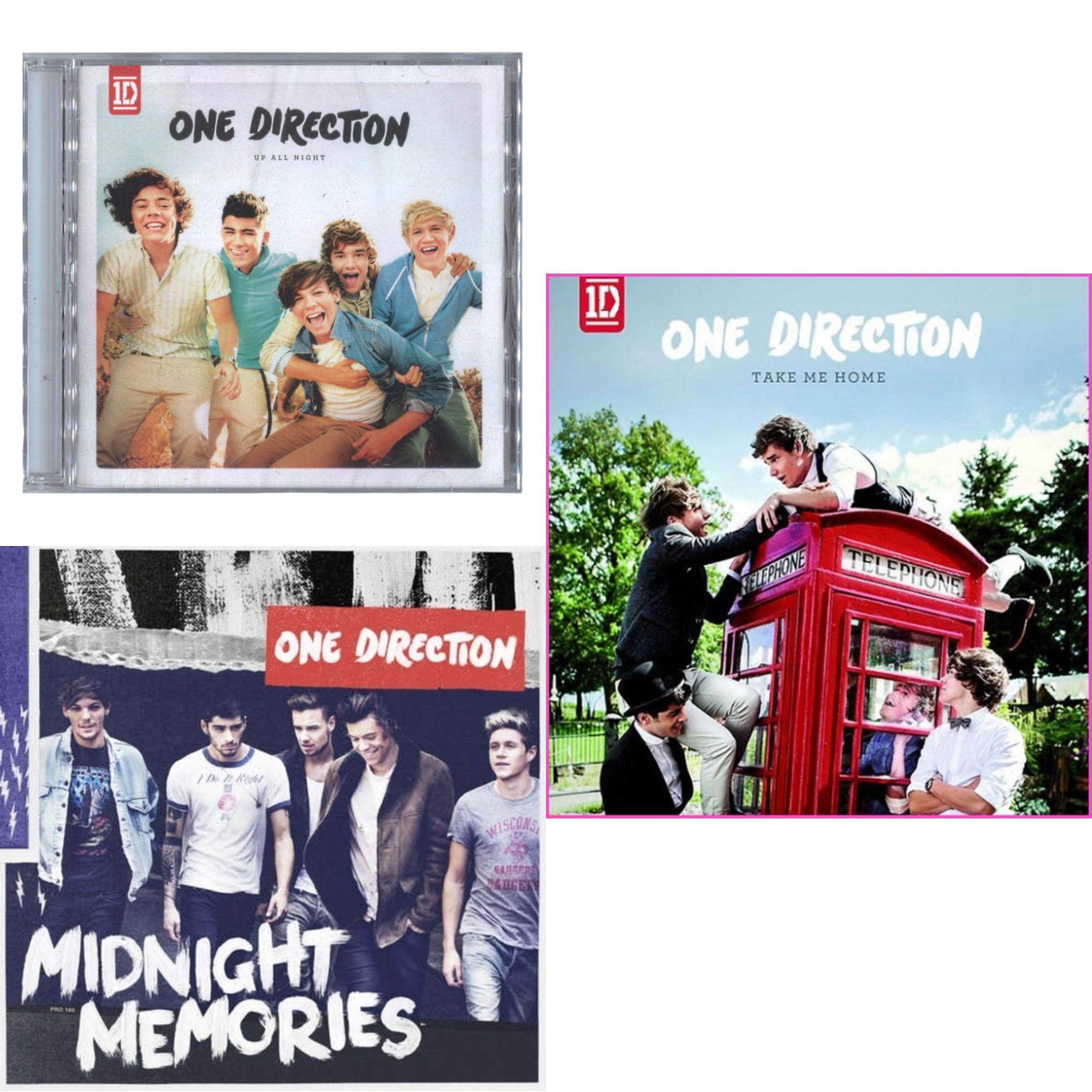 One Direction - Take Me Home & Up All Night & Midnight Memories - CD Bundle
