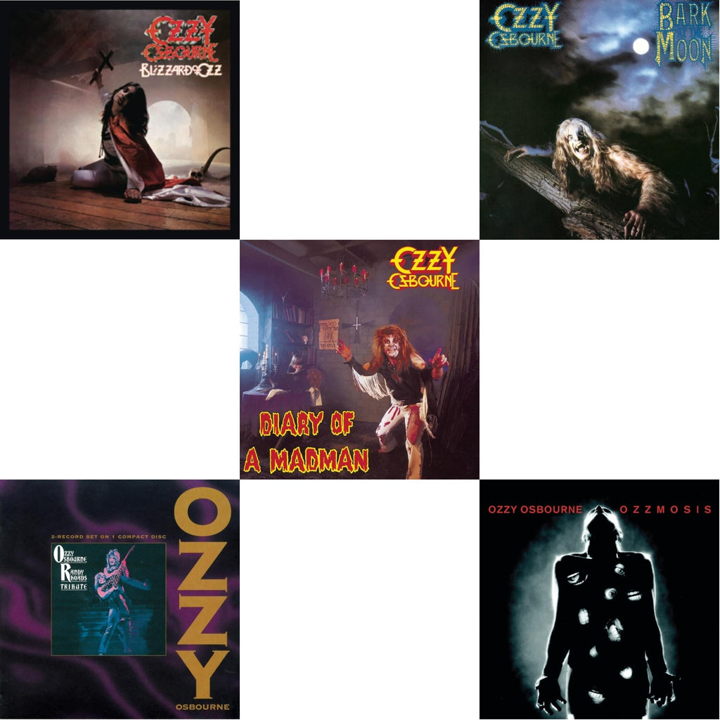 Blizzard Of Ozz & Ozzmosis & Diary Of A Madman & Bark At The Moon & Tribute
