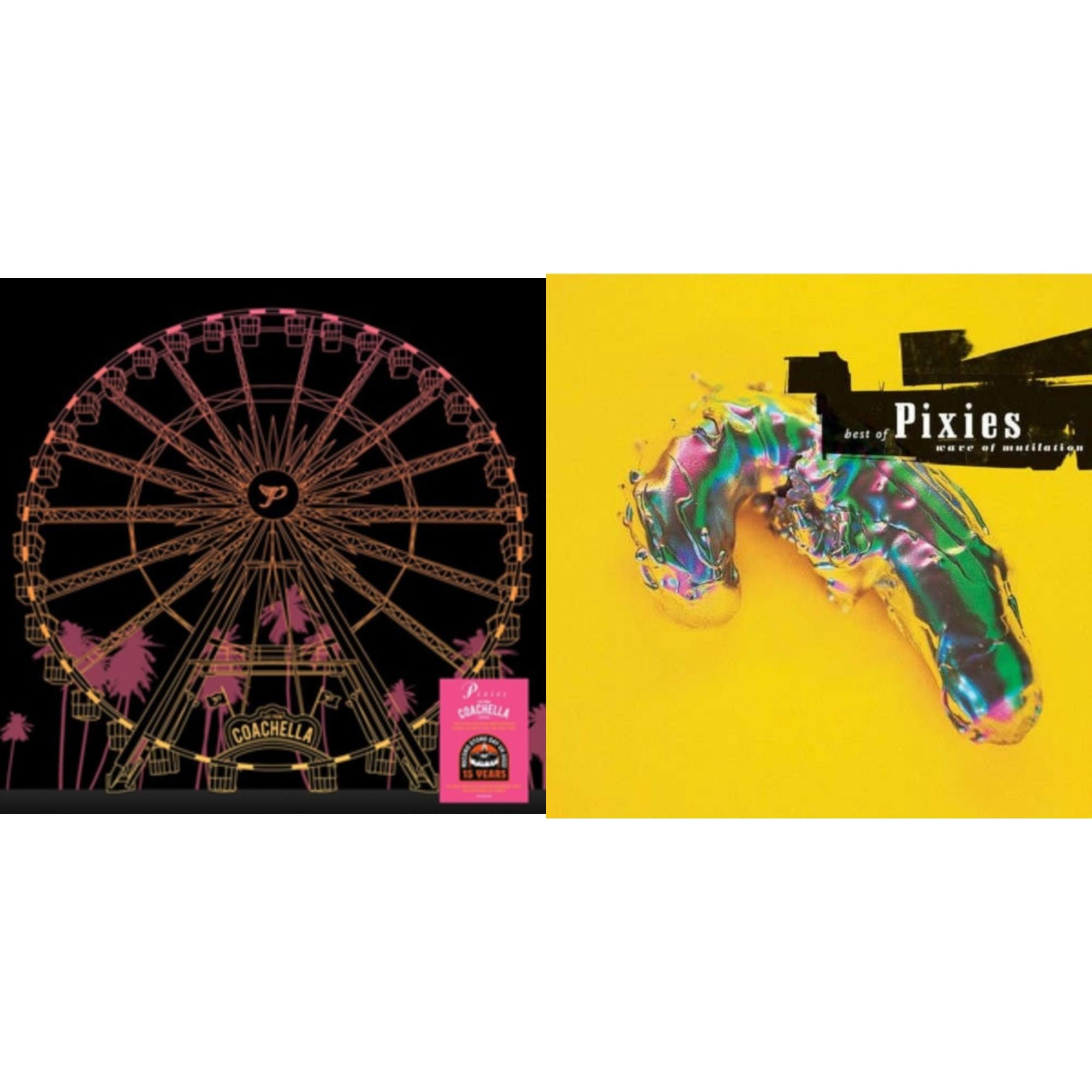 Live At Coachella 2004 (140G/Orange & Yellow Marbled LP Vinyl/Etching D-Side) & Wave Of Mutilation: Best Of Pixies